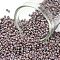 TOHO Round Seed Beads, Japanese Seed Beads, (2638F) Semi Glazed Rainbow Lavender, 15/0, 1.5mm, Hole: 0.7mm, about 15000pcs/50g