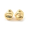 Brass Beads, Cadmium Free & Nickel Free & Lead Free, Nuggets, Real 18K Gold Plated, 6x6x6mm, Hole: 1mm
