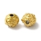 304 Stainless Steel Beads, Round, Golden, 7x6mm, Hole: 1.6mm