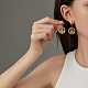 Серьги-кольца из нержавеющей стали 304 FL9433-2-2