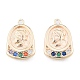 Латунные подвески из микро-паве KK-N216-578LG-2