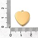 Подвески из нержавеющей стали 304 со стразами STAS-R159-55G-01-3