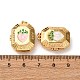 Латунь эмаль Locket подвески KK-K305-03G-4