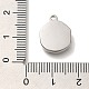 Подвески из нержавеющей стали 304 с защитой от потускнения STAS-P371-021P-01-3