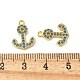 Латунные микро проложить кубического циркония подвески KK-C086-12G-01-3