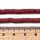 Окрашенные синтетические бирюзовые бусы нити G-Z089-A04-M-6