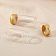 Круглые стеклянные контейнеры для хранения косметики GLAA-BC0001-12B-4