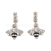 Подвеска из сплава с кристаллами и стразами в европейском стиле FIND-C055-26P