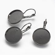 Сеттинги Leverback серьги латунь KK-H024-B