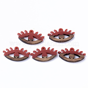 Подвески из смолы и ореха RESI-N025-009A-B02