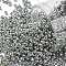 TOHO Round Seed Beads, Japanese Seed Beads, (PF565) PermaFinish Silver Grey Metallic, 11/0, 2.2mm, Hole: 0.8mm, about 5555pcs/50g