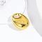 Brass Pendants, Teardrop, Golden, 29.5x20.5x11.5mm, Hole: 6x6mm