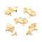 Rack Plating Brass Pendants, Long-Lasting Plated, Cadmium Free & Nickel Free & Lead Free, Lion, Real 18K Gold Plated, 18x32x6mm, Jump Ring: 5x0.6mm, 3.5mm Inner Diameter