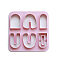 ABS Plastic Plasticine Tools, Clay Dough Cutters, Moulds, Modelling Tools, Modeling Clay Toys for Children, Arch, 10x10cm