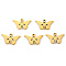 PVD Vacuum Plating 304 Stainless Steel Pendants, Laser Cut, Butterfly, Real 18K Gold Plated, 12x19x1mm, Hole: 1.2mm
