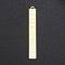 201 Stainless Steel Pendants, Laser Cut, Bar with Moon Phase, Golden, 45x6x1mm, Hole: 1.4mm