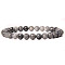 Synthetic Labradorite Round Beaded Stretch Bracelet