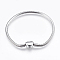Tarnish Resistant 304 Stainless Steel European Style Chains Bracelet Making, with Clasps, Stainless Steel Color, 7-7/8 inch(200mm), 3mm