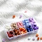 10 Grids 10 Random Colors Sealing Wax Particles, for Retro Seal Stamp, Cat Paw Print, Mixed Color, 9x9x6mm, 10color
