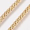 Brass Chain Necklaces Making, with Lobster Claw Clasps, Long-lasting Plated, Real 18K Gold Plated, Real 18K Gold Plated, 23.62x0.14 inch(60x0.35cm)