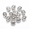 Tibetan Style Alloy Beads, Oval, Lead Free & Cadmium Free, Antique Silver, 11x9x4mm, Hole: 2mm