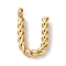 316 Surgical Stainless Steel Pendants & Charms, Golden, Letter U, 14x8.5x2mm, Hole: 2mm