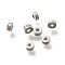 Brass Beads, Cadmium Free & Nickel Free & Lead Free, Column, Platinum, 4x2mm, Hole: 1.4mm