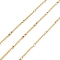 Ion Plating(IP) 304 Stainless Steel Twist Link Chains, Soldered, with Spool, Golden, 20x1x1mm, Ring: 2mm, about 10m/roll