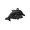 Alloy Pendants, Electrophoresis Black, Dolphin, 23x33x4mm, Hole: 1.5mm