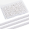SUNNYCLUE 1 Box 350PCS 6mm White Polymer Clay Beads Bulk Small Heishi Beads Mini Refill Round Flat Disc Vinyl Spacer Loose Beads for Jewelry Making DIY Bracelets Necklace Chocker Craft Supplies
