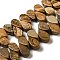Natural Picture Jasper Beads Strands, Teardrop, Top Drilled, 9~10x5~5.5x3.5~4mm, Hole: 0.7mm, about 40~48pcs/strand, 7.09~7.28''(18~18.5cm).