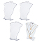 arricraft 4 Pcs Jewelry Necklace Displays, Clear Bust Display Stand Plastic Jewelry Display Holder for Jewelry Display (Hight 4.72