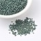 MIYUKI Delica Beads, Cylinder, Japanese Seed Beads, 11/0, (DB1847F) Duracoat Galvanized Matte Dark Sea Foam, 1.3x1.6mm, Hole: 0.8mm, about 100000pcs/500g