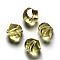 K9 Glass, Imitation Austrian Crystal Beads, Grade AAA, Faceted, Polygon, Dark Khaki, 10mm, Hole: 0.9~1mm