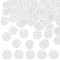 SUNNYCLUE 1 Box 100Pcs Shell Charms Seashell Charm Capiz Shells 15mm Flat Round Natural Seashell Slices Beads Coin Sea Ocean Summer Disc Charms for Jewelry Making Charm Wind Chime Earring Supplies
