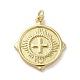 Латунные подвески KK-E091-07G-1