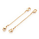 Удлинитель цепи из латуни KK-ZX024-37G-C-1