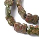 Природные Unakite бисер нитей G-K359-D09-01-4