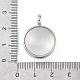 Подвески-медальоны из нержавеющей стали 304 STAS-S132-15P-04-3