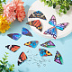 Pandahall diy серьги в виде крыльев бабочки makint kit FIND-TA0002-80-5