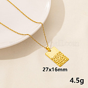 Прямоугольные подвески из нержавеющей стали 304 SS2971-12
