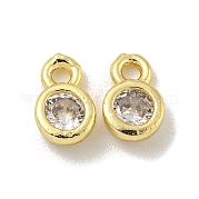Латунные микро проложить кубического циркония подвески KK-L075-017LG-01