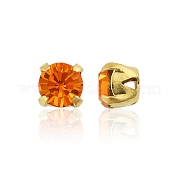 Preciosa® maxima crystal в пришивной чашке X-PRC-SS12-90310-G