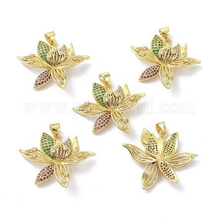 Кулоны из экологически чистой латуни с фианитом KK-SZ0004-54-1