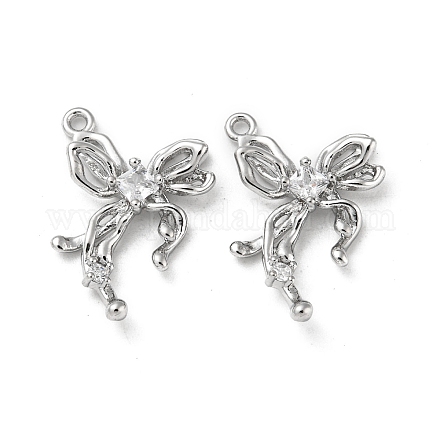 Латунные микро проложить кубического циркония подвески KK-H460-54P-1