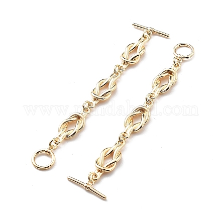 Латуни Переключить застежками KK-G523-04G-1