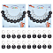 NBEADS Christmas Theme Stitch Markers, 8 Styles Christmas Tree/Christmas Reindeer Alloy Enamel Crochet Stitch Marker Charms Locking Stitch Marker for Knitting Weaving Sewing Handmade Jewelry