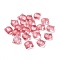Glass Beads, for Jewelry Making, Cat, Cerise, 12.5x14x6.5mm, Hole: 1mm