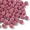 Polymer Clay Rhinestone Beads, Grade A, Round, PP15, Rose, 10mm, Hole: 1.8~2mm, 6 Rows Rhinestone, PP15(2.1~2.2mm)