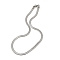 Non-Tarnish Unisex 304 Stainless Steel Herringbone Chains Necklaces, with Lobster Claw Clasps, Stainless Steel Color, 15.94 inch(40.5cm), 6mm